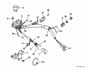 ���������������� ��������� ������� ��������� (Power Trim/tilt Electrical)