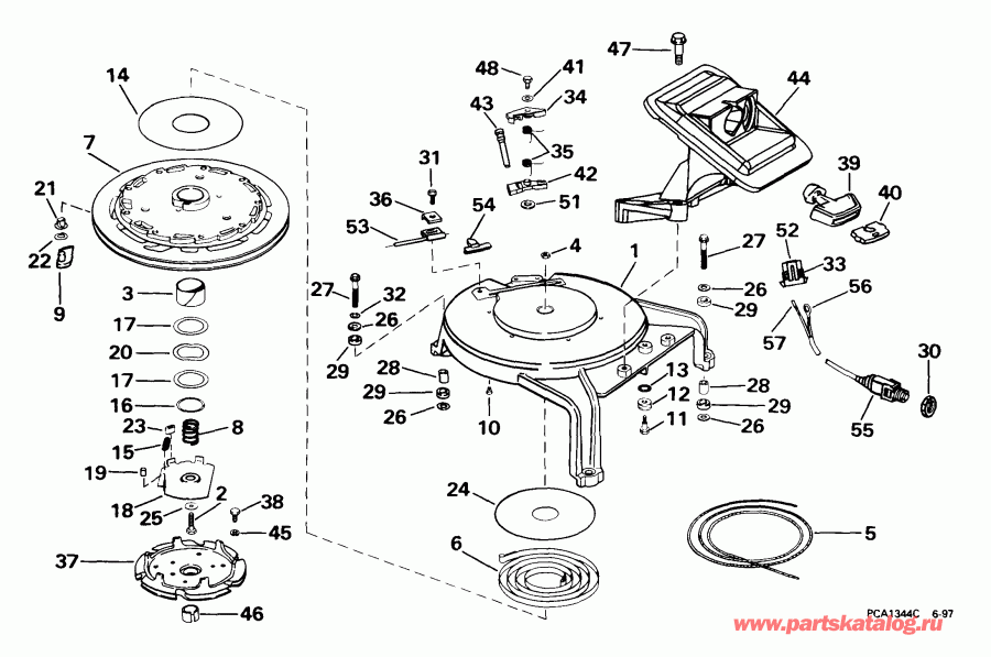  Evinrude E105WPLEES 1999  - wind Starter