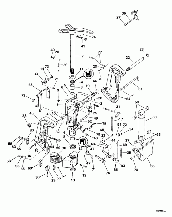 ��������� ����� Evinrude E105WPLEES 1999  - 105we Models