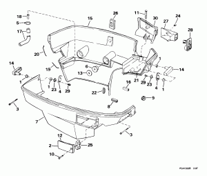 ������ ������ ��������� (Lower Engine Cover)