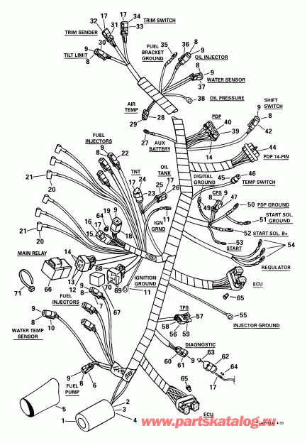 �������� ��������� ����� ������� E150FCXEEN 1999  - tor Cable Assembly