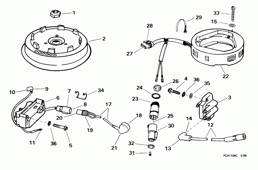 �������� ����� Evinrude E15EBL4EEB 1999  -  Rope