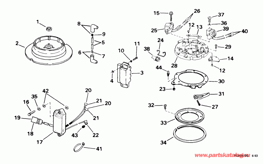 �������� ��������� ����� Evinrude E15WREES 1999  - nition - nition