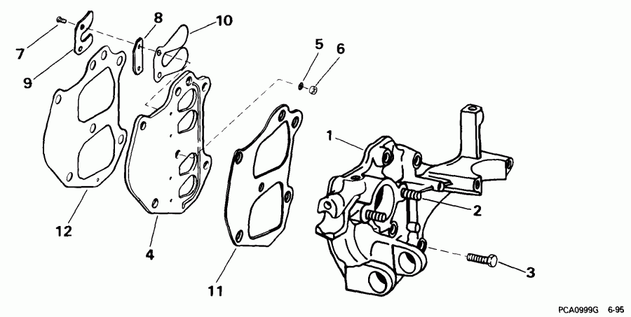 ����� Evinrude E15WREES 1999  - take ��������� - take Manifold