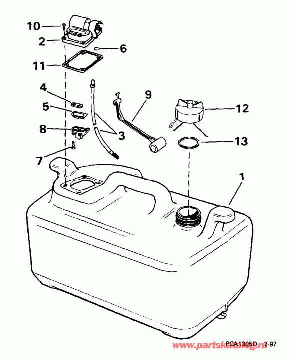 ��������� ��������� EVINRUDE E15WRLEES 1999  - 6 ������