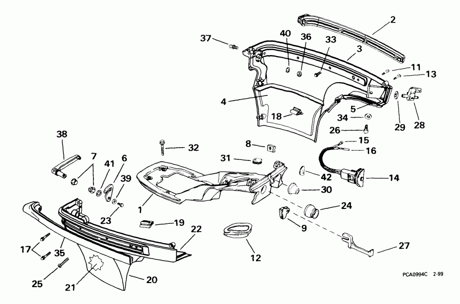 ��������� ��������� EVINRUDE E15WRLEES 1999  - wer ������ ��������� (�����)