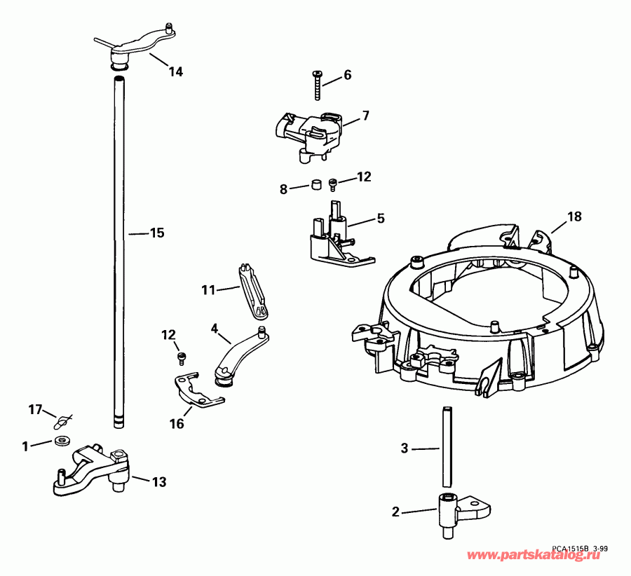 �������� ����� ������� E175FCXEEN 1999  - rottle Linkage