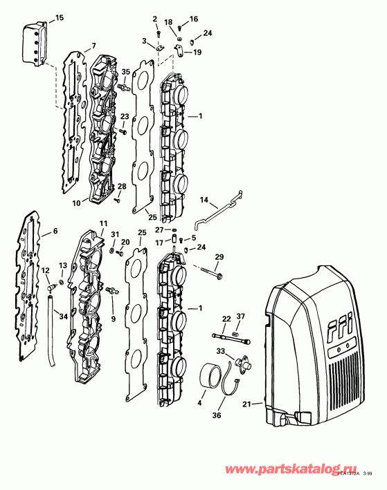 �������� ����� ������� E175FSLEES 1999  - take Manifold - take ���������
