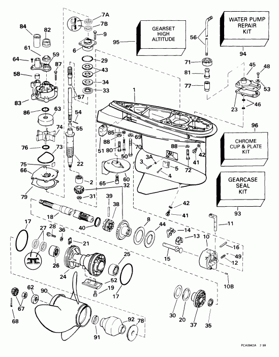  ������� E200FCXEES 1999  - �������� Rotation -- Fpx, Fpz Models -  Standard Rotation -- Fpx, Fpz Models