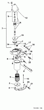 ��������� ��������� EVINRUDE E200WPXEEN 1999  - arter Motor