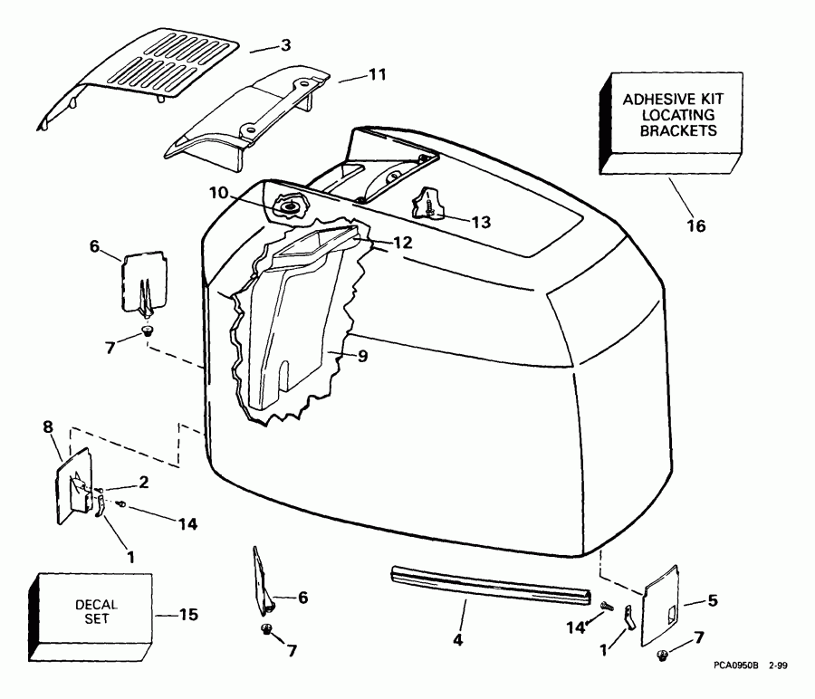 ��������� ��������� EVINRUDE E200WPXEES 1999  -  Evinrude