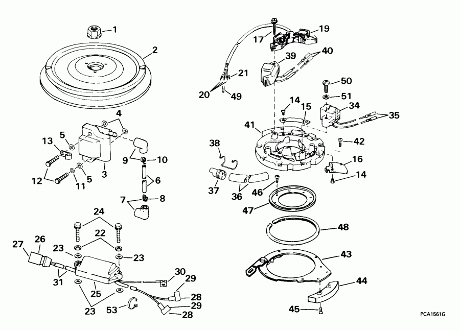 ��������� �������� ����� EVINRUDE E25WREES 1999  - nition - nition