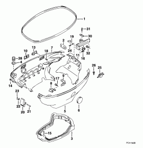 ������ ������ ��������� (Lower Engine Cover)
