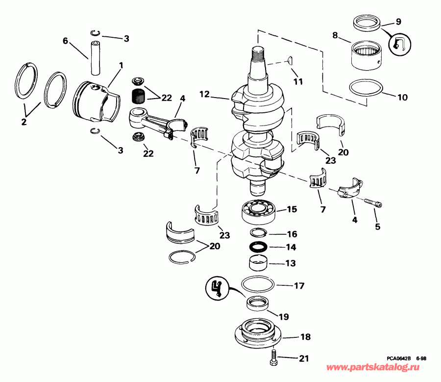 ��������� ����� Evinrude E40WRLEES 1999  - ank��� & �������