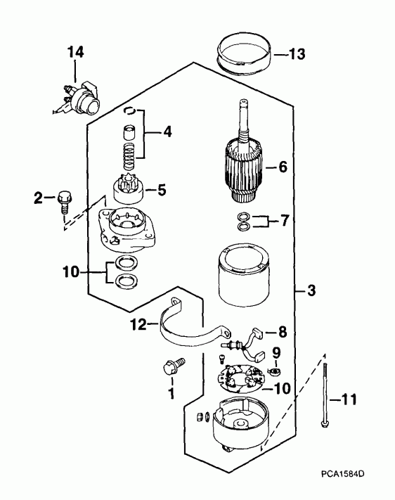    Evinrude E50PL4EES 1999  - arter Motor