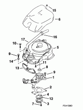 ������ ������ �������� & ������ (Under Oil Seal Housing & Cover)