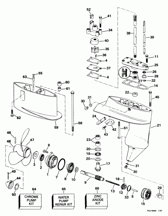 �������� ��������� ����� EVINRUDE E5R4EEM 1999  - arcase
