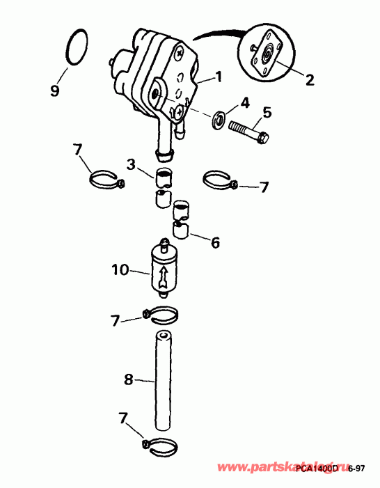 �������� ����� Evinrude E5RBL4EER 1999  - el Pump