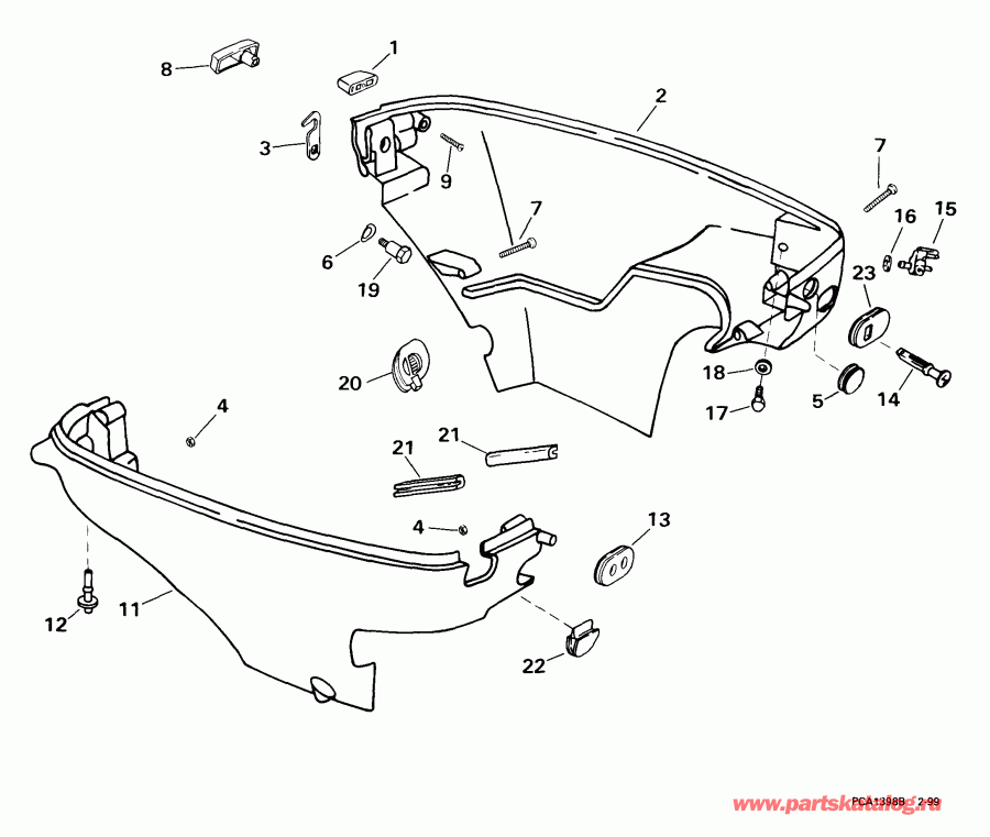 ��������� �������� ����� EVINRUDE E5RL4EEM 1999  - wer ������ ��������� (�����)