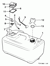 ��������� ��� -- 6 ������ (Fuel Tank -- 6 Gallon)