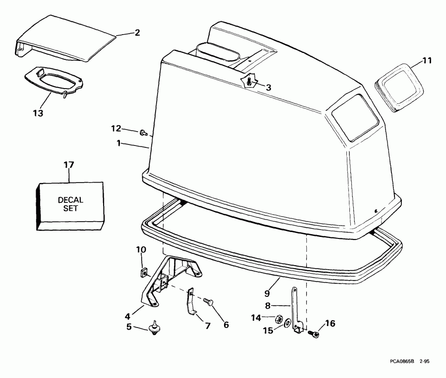   EVINRUDE E65WRYEEO 1999  - gine Cover - gine 
