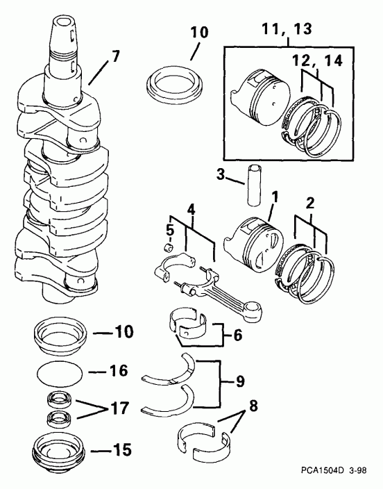 ��������� ��������� EVINRUDE E70PL4EEC 1999  - ank���