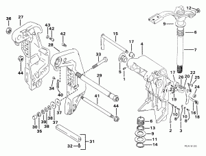 Stern & ���������� ��������� (Stern & Swivel Bracket)