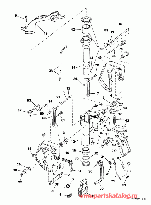 �������� ����� Evinrude E8RB4EEM 1999  - dsection / dsection