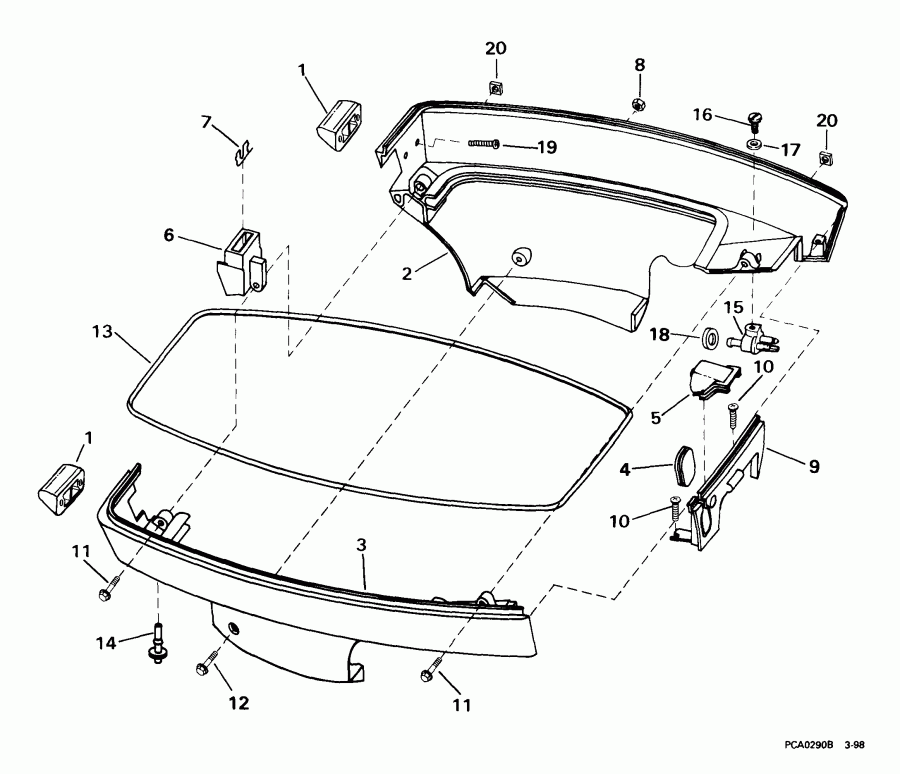 ��������� ��������� ������� E8WRLEES 1999  - wer Engine Cover - wer ������ ��������� (�����)