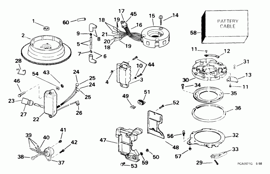 ��������� ��������� EVINRUDE SE15BAEEM 1999  -  Electric - Electric
