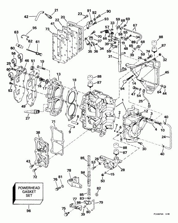�������� ����� ������� SE25RDEEN 1999  - linder & Crankcase
