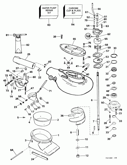 ��������� ��������� Evinrude SE25RDEEN 1999  - 25jr