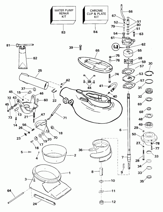 �������� ����� ������� BE30BASSR Rope Start, Tiller, 15 IN. sha  - 25jr / 25jr