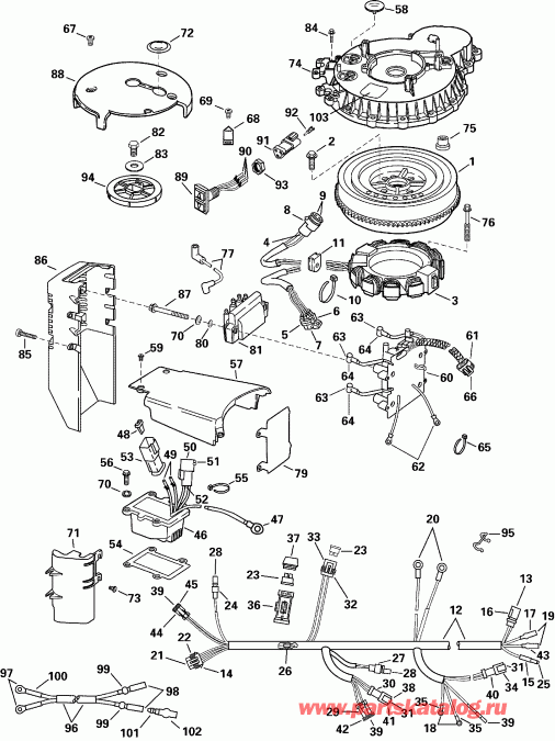 ����� ������� E100WPXSSR Commercial, Elec. Start, TNT,  - nition System
