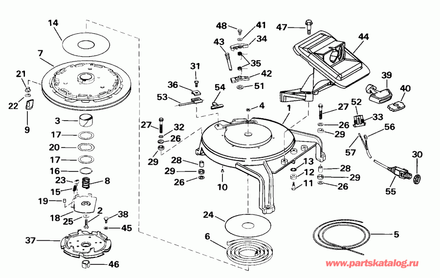 ����� Evinrude E105WELSSC Commercial, Elec. Start, 20 I  - wind ������� - wind Starter