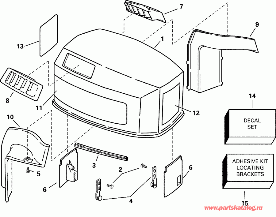�������� ����� Evinrude E105WPLSSC Commercial, Elec. Start, TNT,  - 105wp Models - 105wp Models
