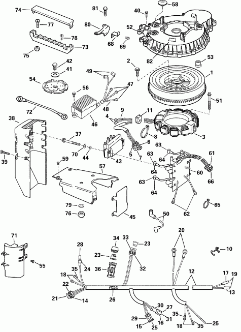  Evinrude E105WPXSSC Commercial, Elec. Start, TNT,  - 105we Models / 105we Models