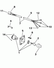 Ignition ������������� & ������ - 9.9 (Ignition Switch & Cable - 9.9)