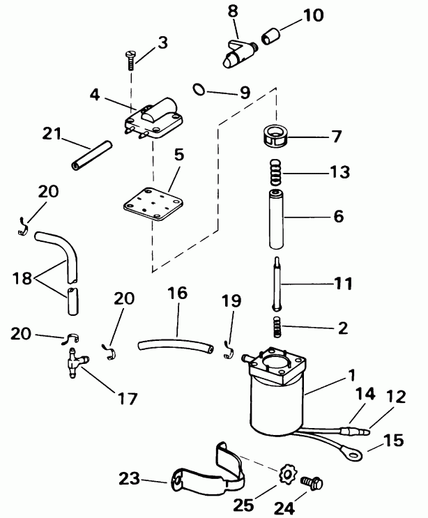 ��������� ����� ������� E15RVL4SSS 4-Stroke, Rope Start, Tiller,  - ectric Primer System - ectric Primer System