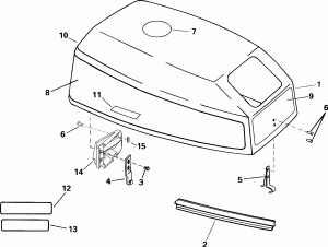 ������ ��������� (�����) - Johnson (Engine Cover - Johnson)