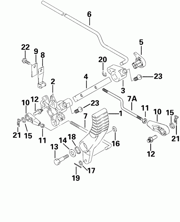 �������� ��������� ����� ������� E25PL4SSS 4-Stroke, Elec. Start, TNT, 15  - ift Handle & Lever