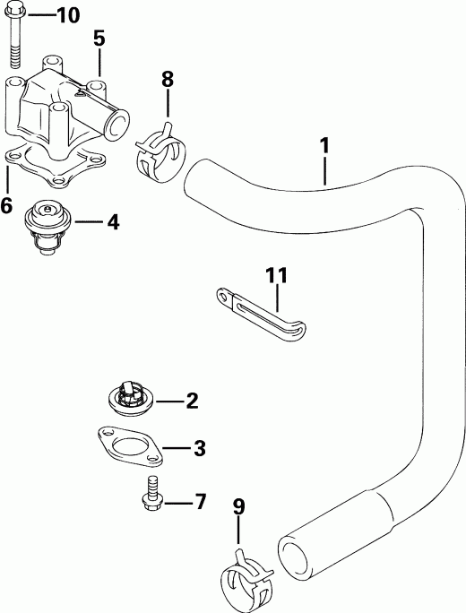 ��������� ����� Evinrude E25RL4SSS 4-Stroke, Rope Start, Tiller,   - ermostat / ermostat