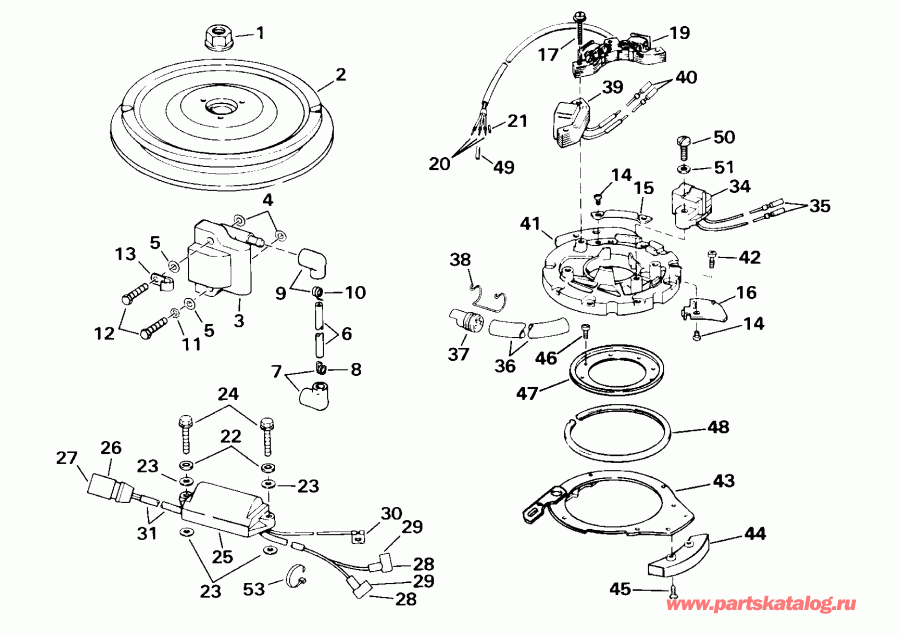��������� ����� ������� E25WRLSSC Commercial, Rope Start, 20 IN.  - nition