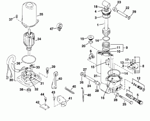 ���������������� ��������� ������� Hydraulic (Power Trim/tilt Hydraulic)