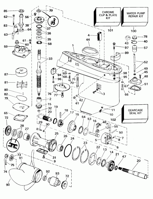  ������� E40WRSSC Commercial, Rope Start, Tiller,  - arcase