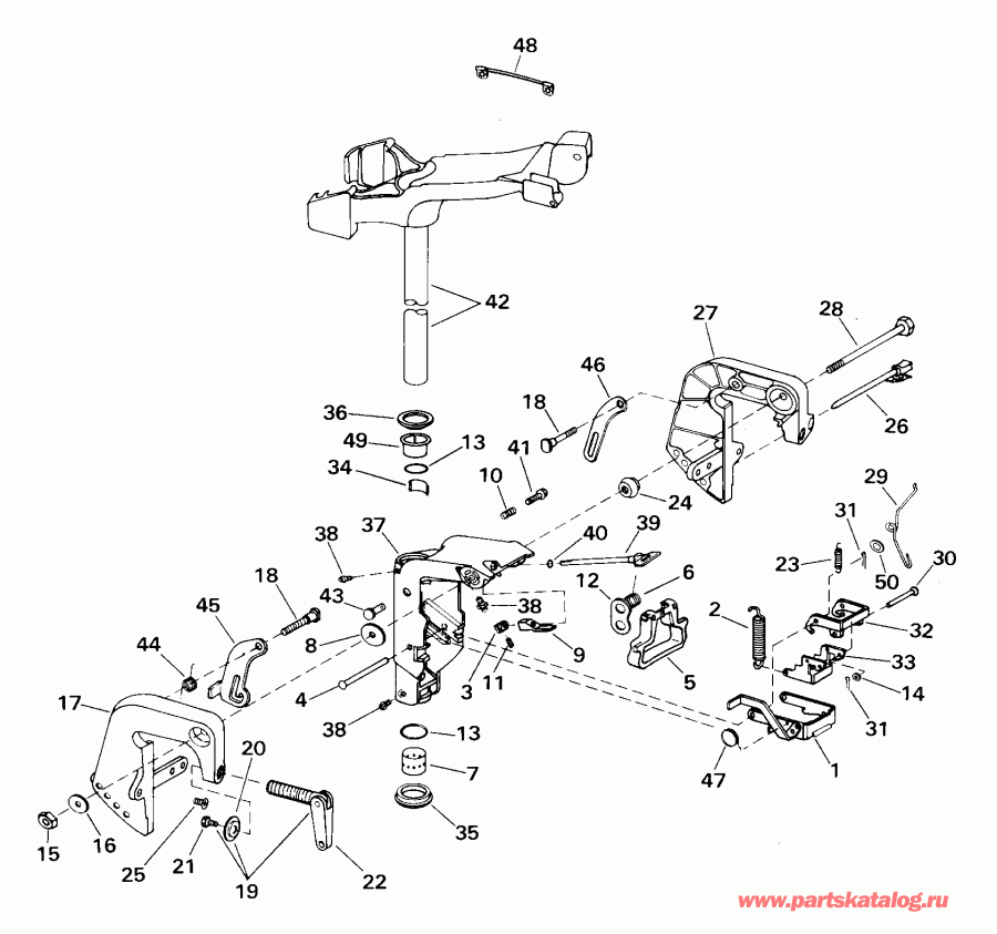  EVINRUDE E5R4SSB 4-Stroke, Rope Start, Tiller, 15  - dsection - dsection