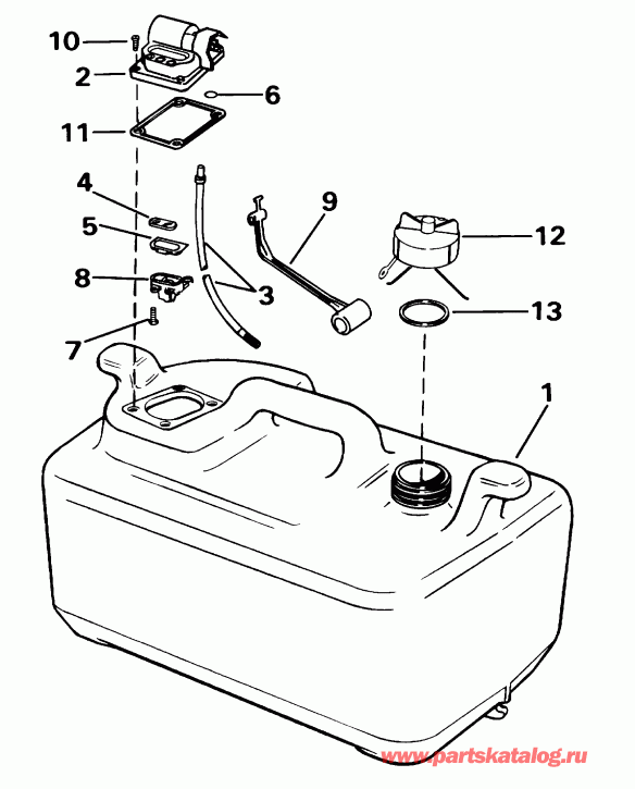 �������� ��������� ����� EVINRUDE E65WELSSC Commercial, Elec. Start, 20 IN  - 6 ������ / 6 Gallon