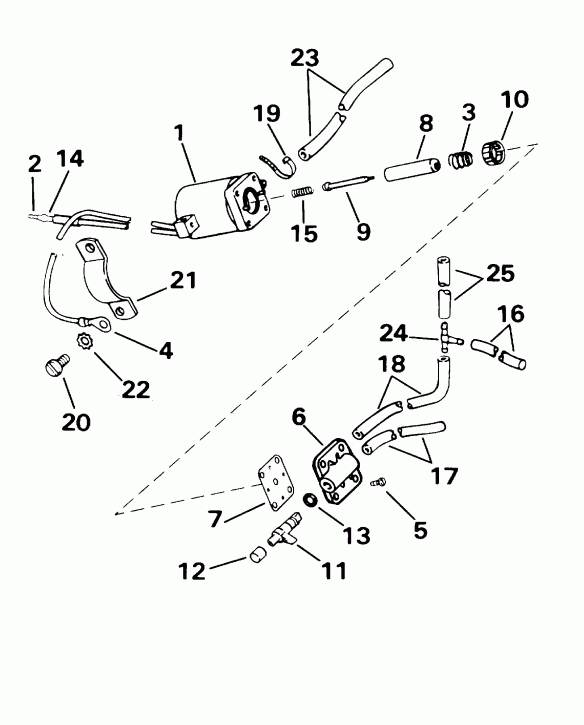 ����� EVINRUDE E65WELSSC Commercial, Elec. Start, 20 IN  - ectric Primer System