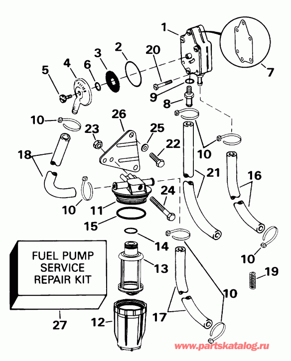 ������� E65WRYSSC Commercial, Rope Start, 22.5 I  - el Pump And Filter