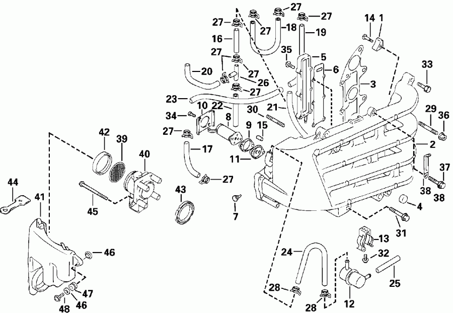  EVINRUDE E70 PL4SSR 4-Stroke, Elec. Start, TNT, 2  - take Manifold / take ���������